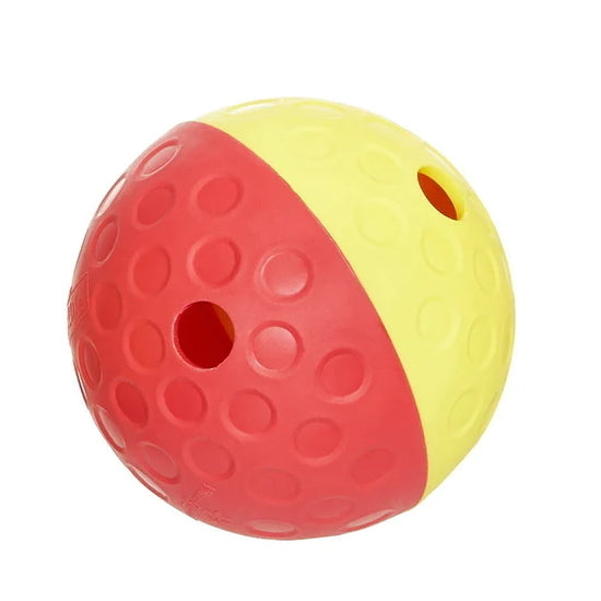 Nina Ottosson Treat Tumble Ball for Cats & Dogs - Large (Red/Yellow) Nina Ottosson