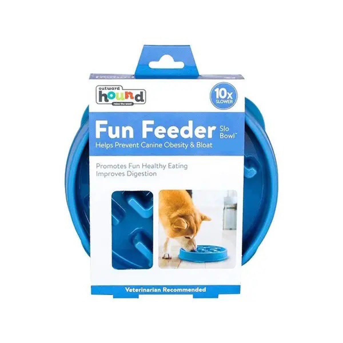 Fun Feeder Notch Blue - Large by Outward Hound Outward Hound