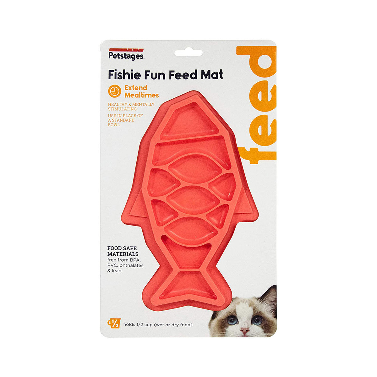 Fishie Fun Feed Mat - Pink by Petstages Petstages