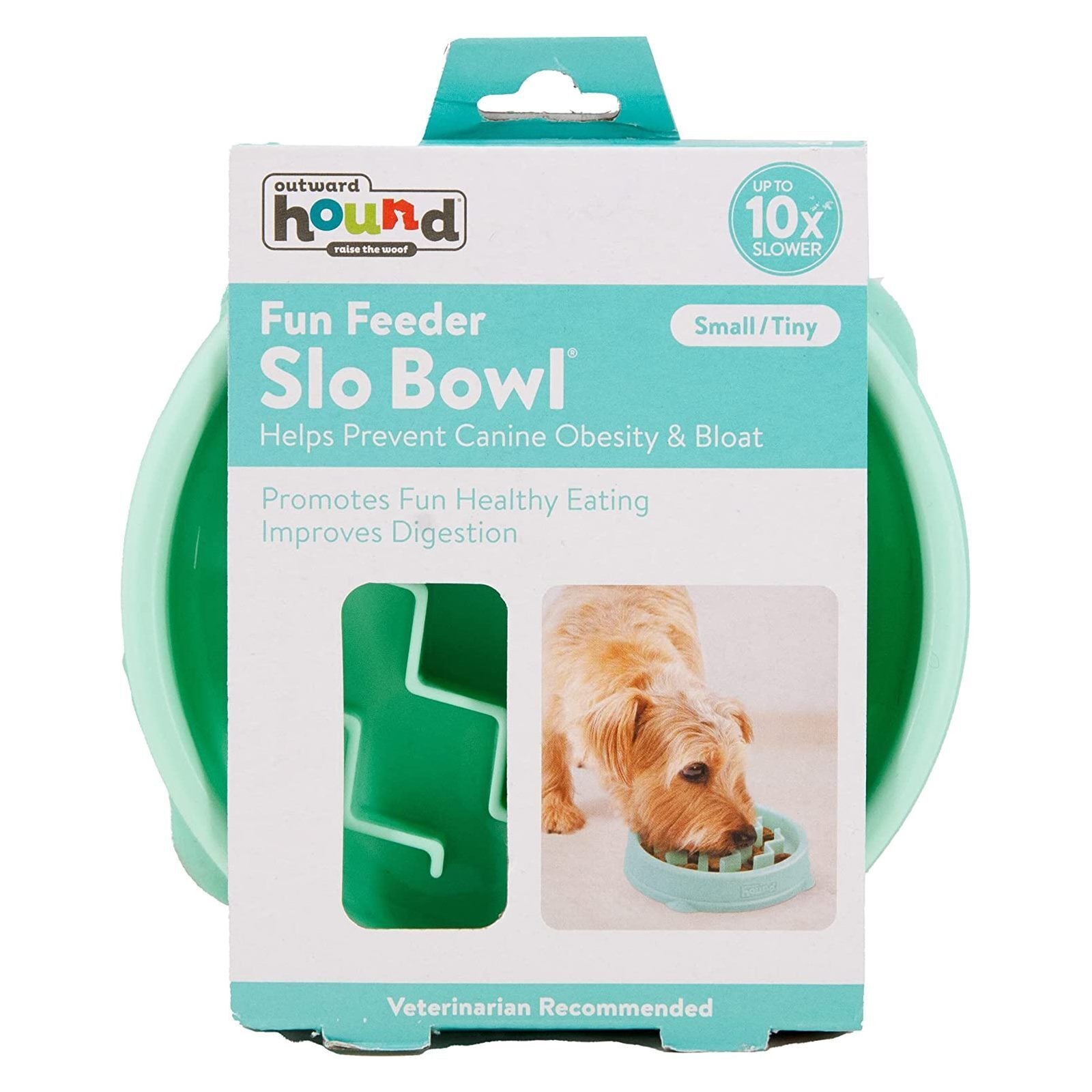 Fun Feeder Wave Mint - Extra Small by Outward Hound Outward Hound