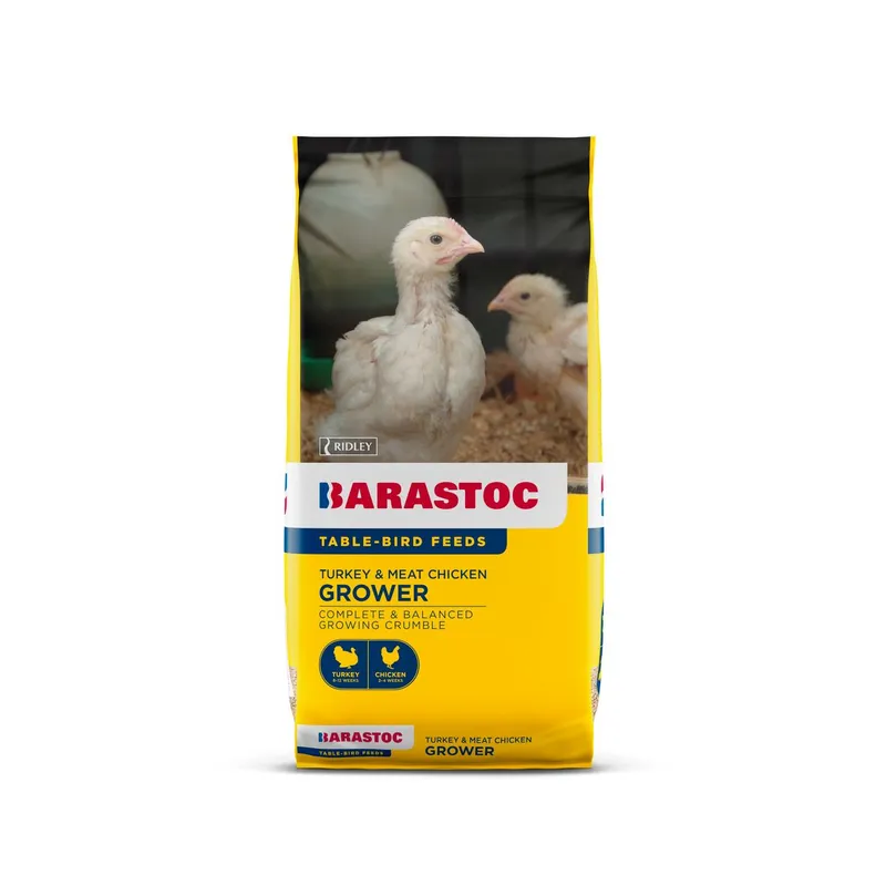Barastoc Turkey & Meat Chicken Grower 20Kg Barastoc
