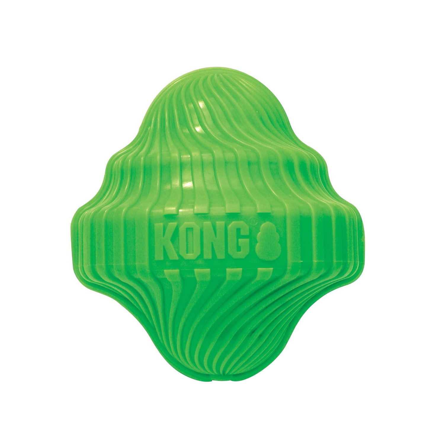 KONG Squeezz Orbitz Spin Top Squeaker Dog Toy - Pack of 3 Assorted Colours KONG