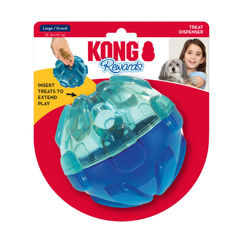 KONG Rewards Ball Interactive Treat Dispening Dog Toy Kong