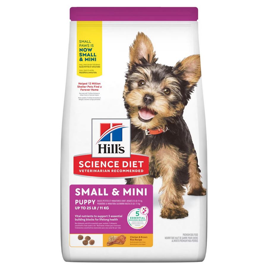 Hill's Science Diet Puppy Small & Mini Dry Dog Food Optimal Growth Formula