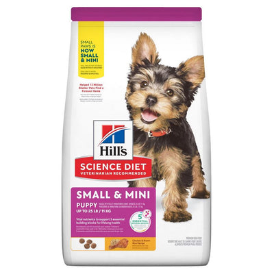 Hill's Science Diet Puppy Small & Mini Dry Dog Food Optimal Growth Formula