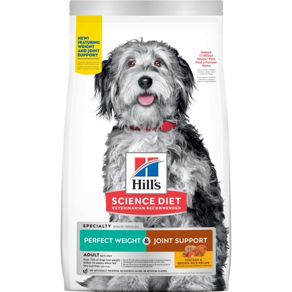 Hill's Science Diet Adult Dog Perfect Weight & Joint Support Kibble