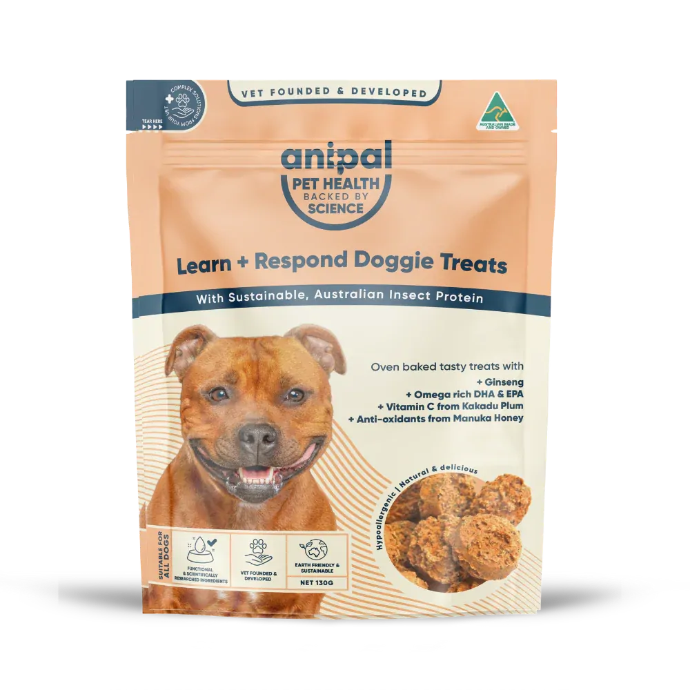 Anipal Learn + Respond Doggie Treats 130G Anipal