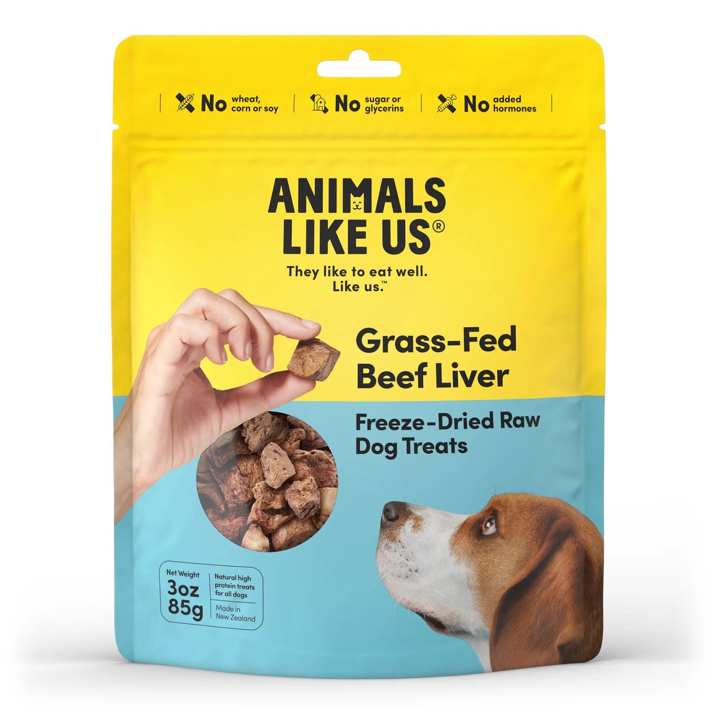 Animals Like Us Dog Beef Liver Freeze-Dried Raw Treats 85G Animals Like Us