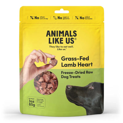 Animals Like Us Dog Lamb Heart Freeze-Dried Raw Treat 85G Animals Like Us