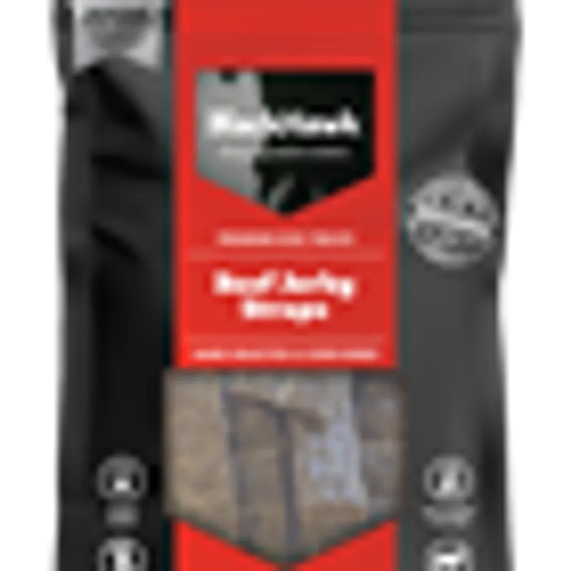 Black Hawk Dog Treats Beef Jerky Straps 100G Black Hawk Treats