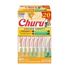 Inaba Cat Churu Puree Chicken Varieties 20Pk Box 