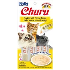 Inaba Cat Churu Puree Chicken With Cheese 56G 6Pk(Om6) 