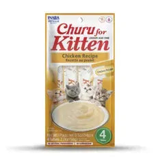 Inaba Cat Churu Puree Kitten Chicken 56G 6Pk (Om6) 