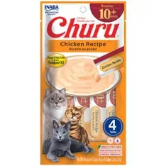 Inaba Cat Churu Puree Senior 10+ Chicken 56G 6Pk (Om6) 
