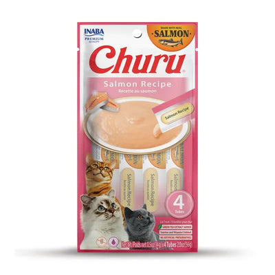 Inaba Cat Churu Puree Salmon 56G 6Pk (Om6) 