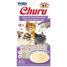 Inaba Cat Churu Puree Chicken With Shrimp 56G 6Pk(Om6) 