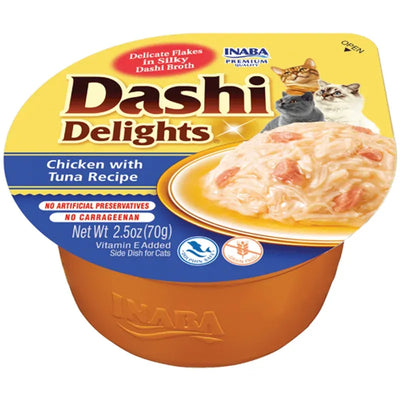 Inaba Dashi Delights Cup Chicken Tuna 70G 6Pk(Om6) 