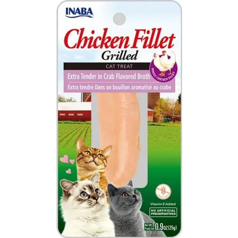 Inaba Cat Grld Chk Flt Ex Ten Crab Broth 15G 6Pk(Om6) 