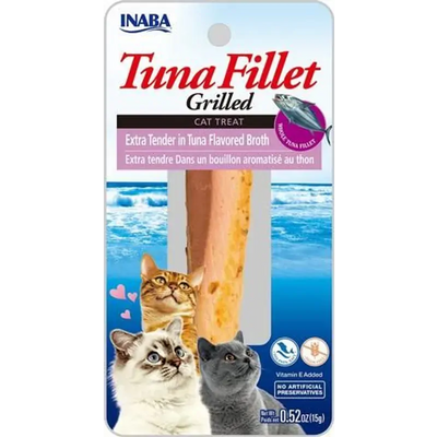 Inaba Cat Grld Tuna Flt Ex Ten Tuna Broth 15G 6Pk (Om6) 