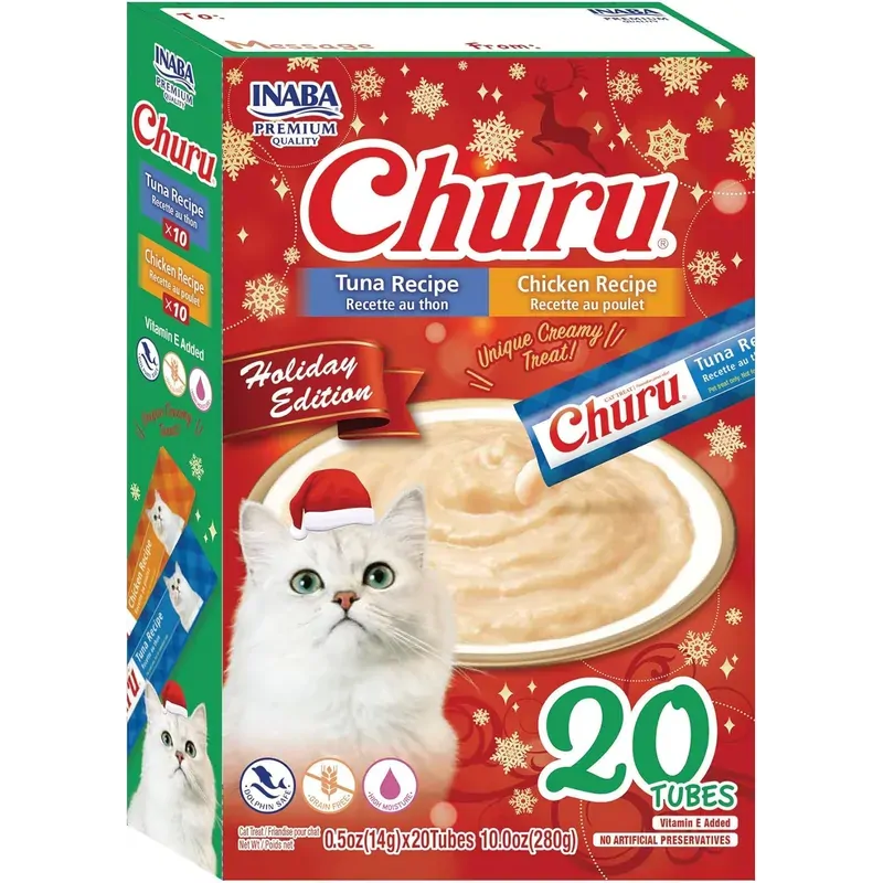 Inaba Churu Holiday Tuna & Chicken Variety 20P 