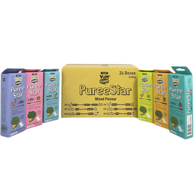 Yumguard Kitty Puree Star Mixed Flavours 24 Yum Guard