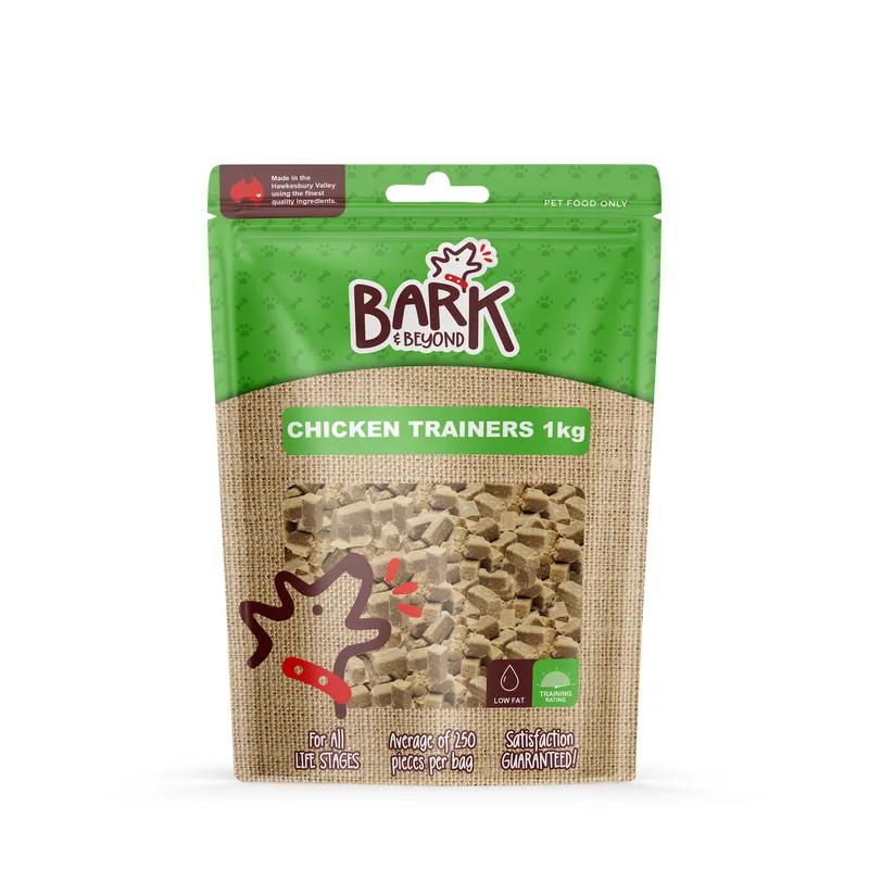 Bark & Beyond Chicken Trainers 1Kg Bark & Beyond