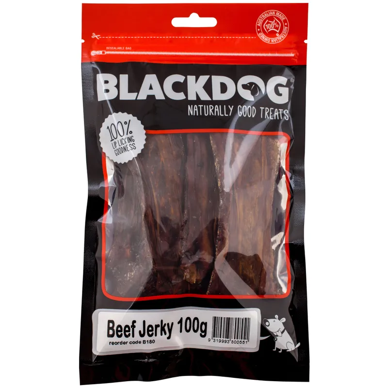 Black Dog Beef Jerky 100G Black Dog