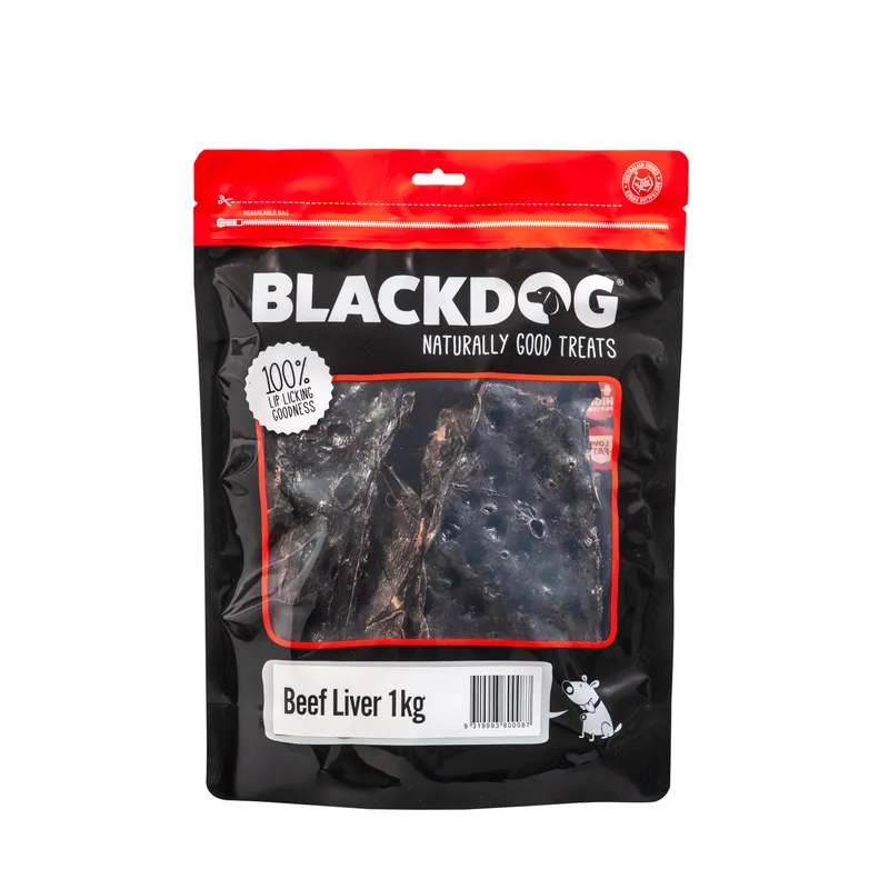 Black Dog Beef Liver 1Kg Black Dog