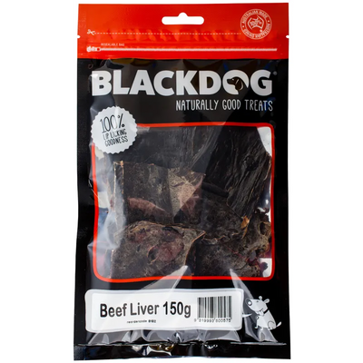 Black Dog Beef Liver 150G Black Dog