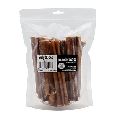 Black Dog Bully Sticks 25Pk (Om25) Black Dog