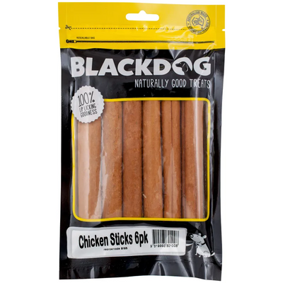 Black Dog Chicken Sticks 6Pk Black Dog