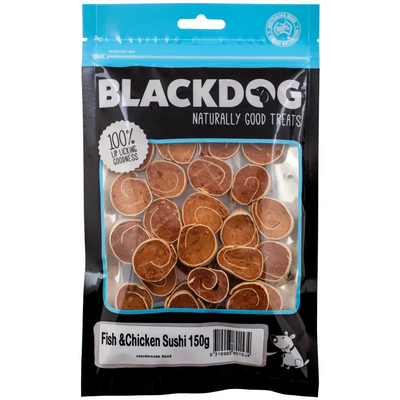 Black Dog Fish & Chicken Sushi 150G Black Dog