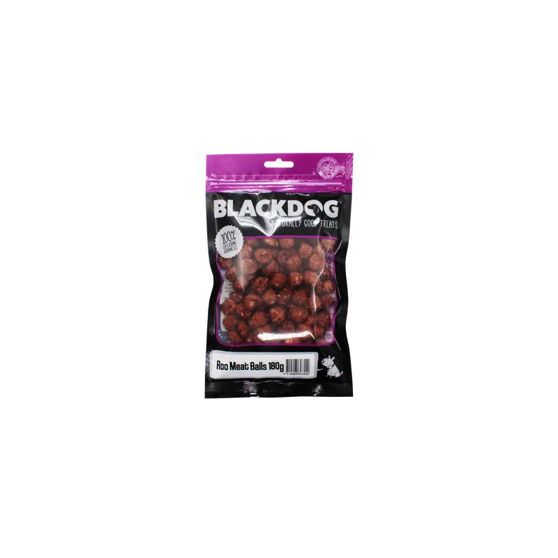Black Dog Roo Meat Balls 180G Black Dog