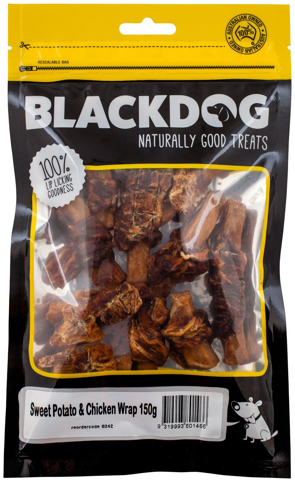 Black Dog Sweet Potato/Chicken 150G Black Dog