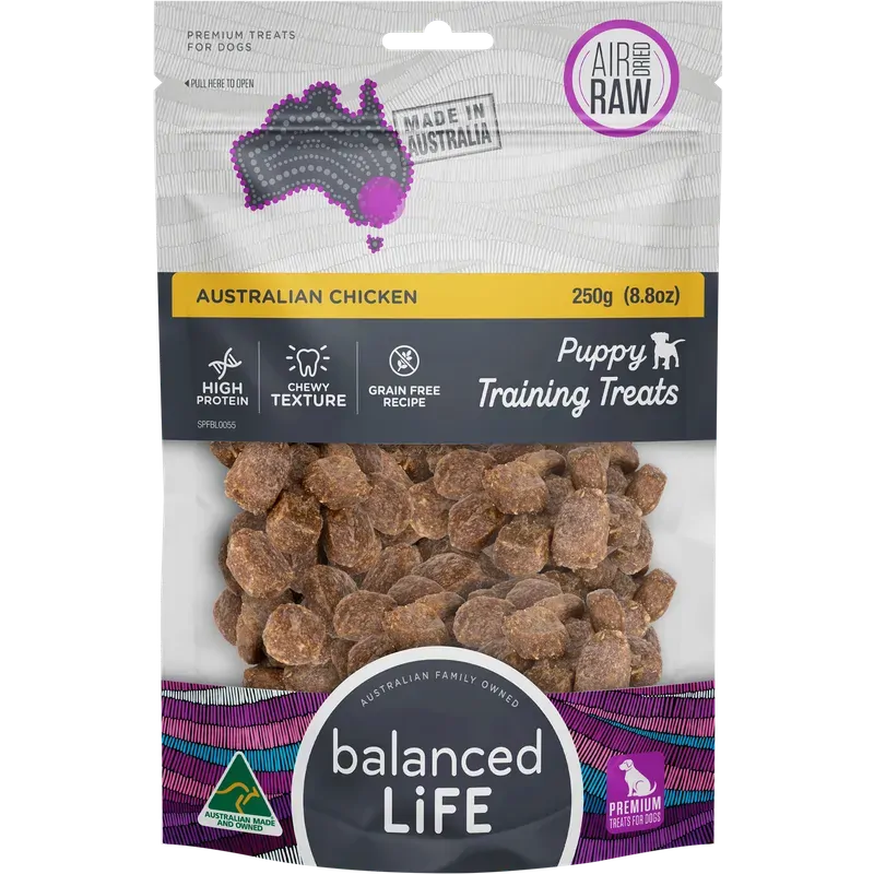 Balanced Life Puppy Chicken Training Treat 250G Balanced Life Treats
