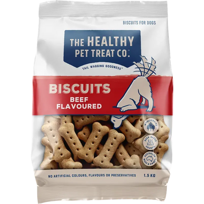Healthy Pet Treat Co Beef Biscuits 1.5Kg 