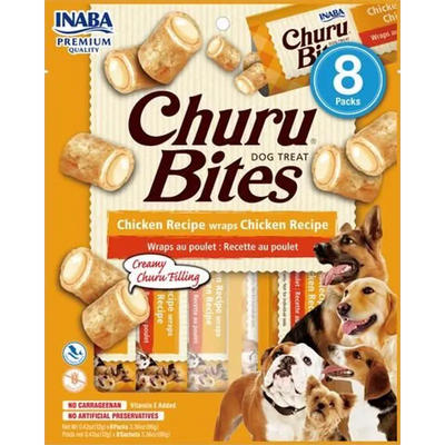 Inaba Dog Churu Bites Chicken Wraps 96G 6Pk(Om6) 