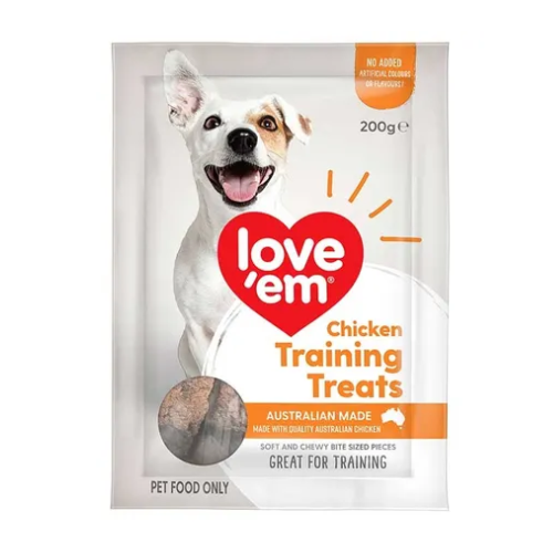 Love Em Chicken Training Treats 200G 5Pack  