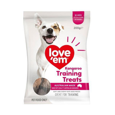 Love Em Kangaroo Training Treats 200G 5Pack  
