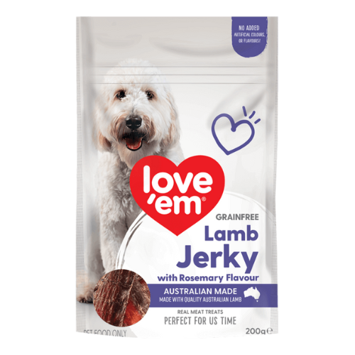 Love Em Lamb & Rosemary Jerky 200G 6Pack  