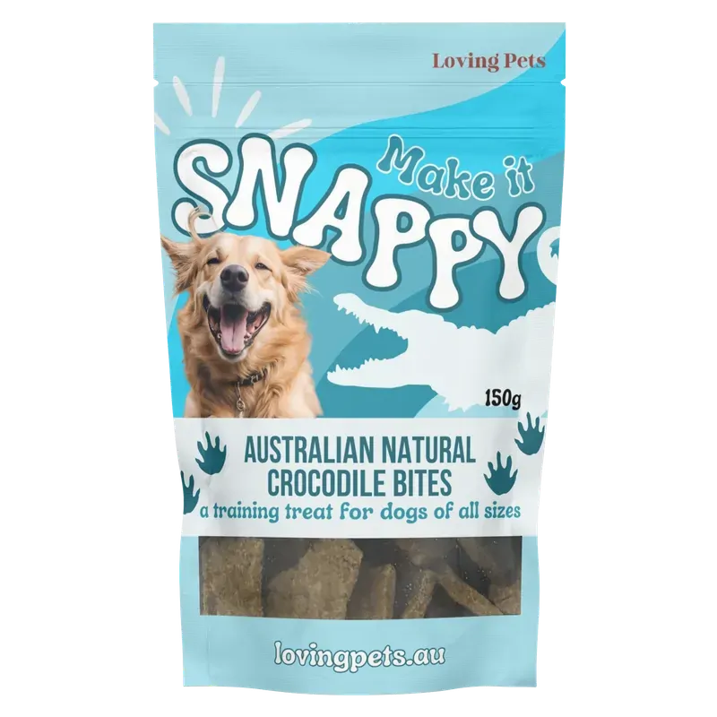 Loving Pets Australian Natural Crocodile Bites 150G 