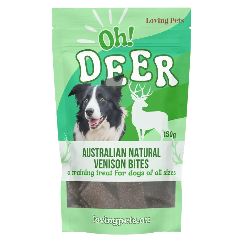 Loving Pets Australian Natural Venison Bites 150G 