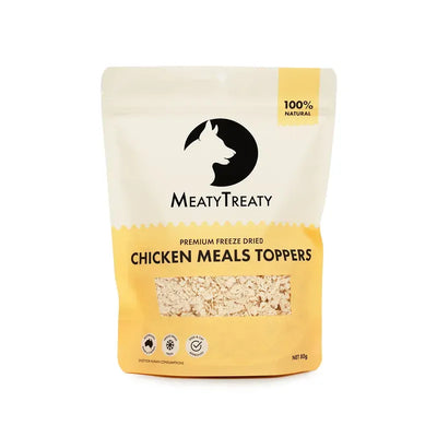 Meaty Treaty Freeze Dried Chicken Meals Toppers  80G 