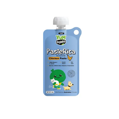 Yumguard Paste Rica For Dog & Cat Chicken 24Pk 45G Yum Guard