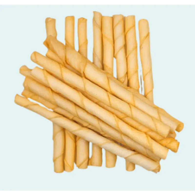 Petrite Twist Stck Rawhide Chicken 100 Pcs 