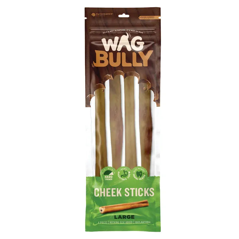 Wag Cheek Stick Large 4 Pack Wag