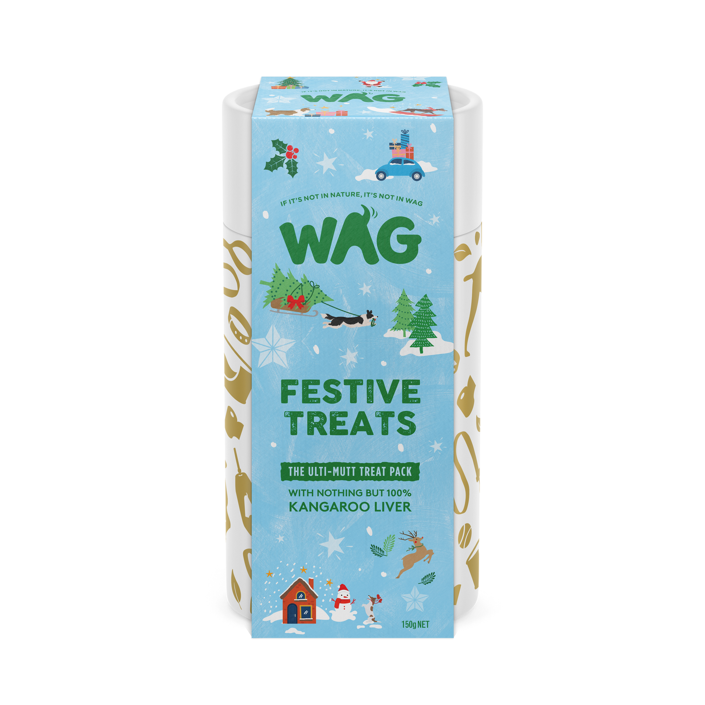 Wag Christmas Treat Tube Wag