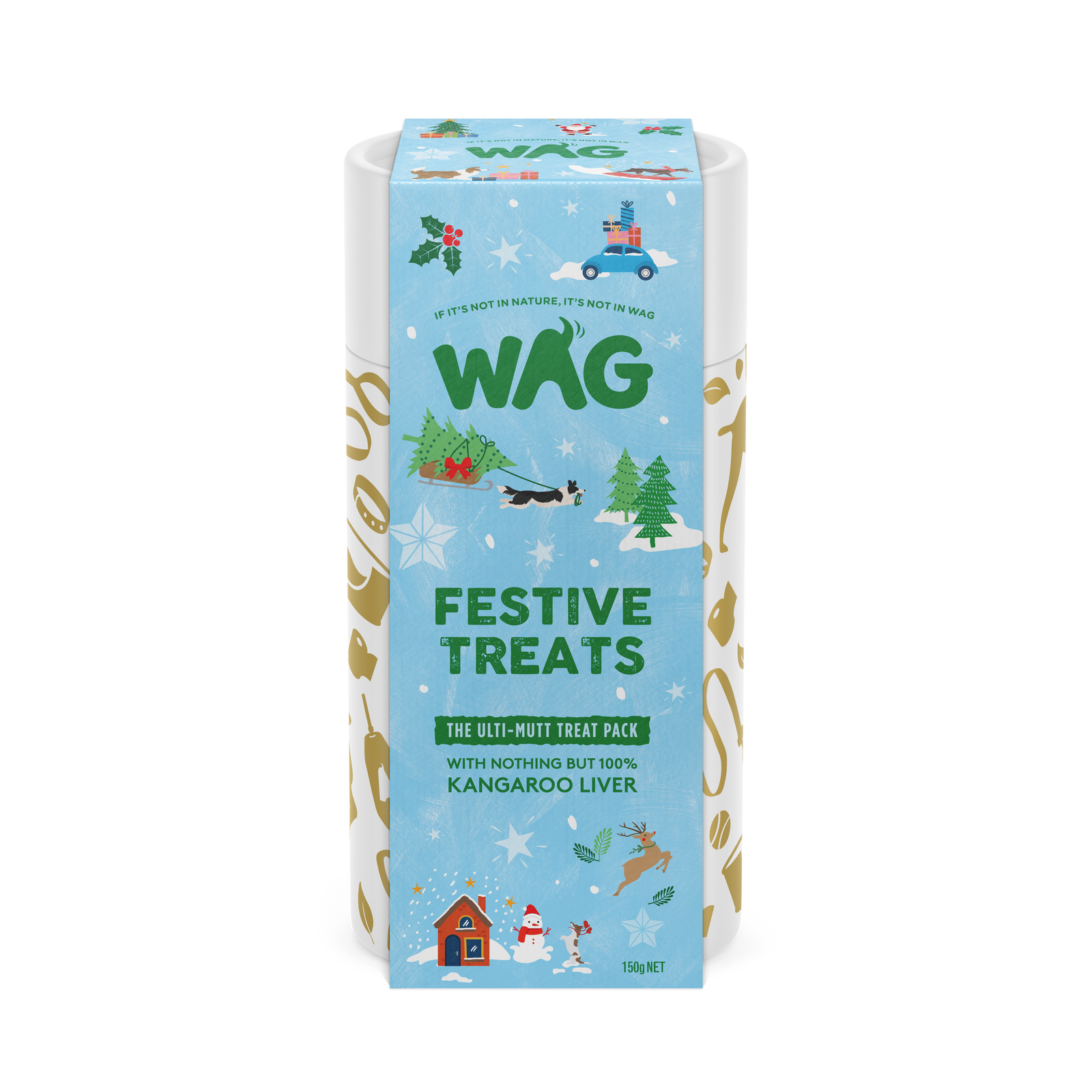 Wag Christmas Treat Tube Wag