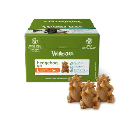 Whimzees Hedgehog L Bulk Box (30 Box) Whimzees
