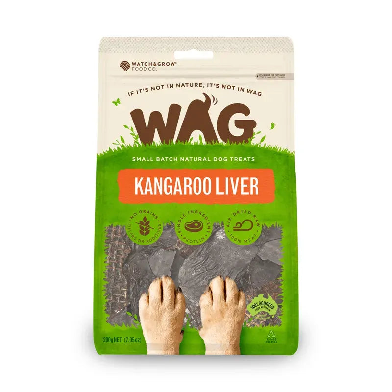 Wag Kangaroo Liver 200G Wag